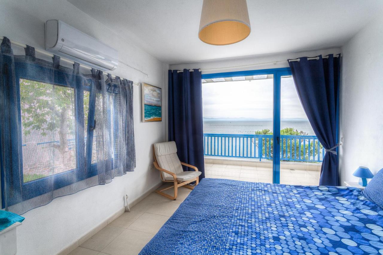 Navy Greece Villa With Swimming Pool & Sea View Makrigialos Extérieur photo