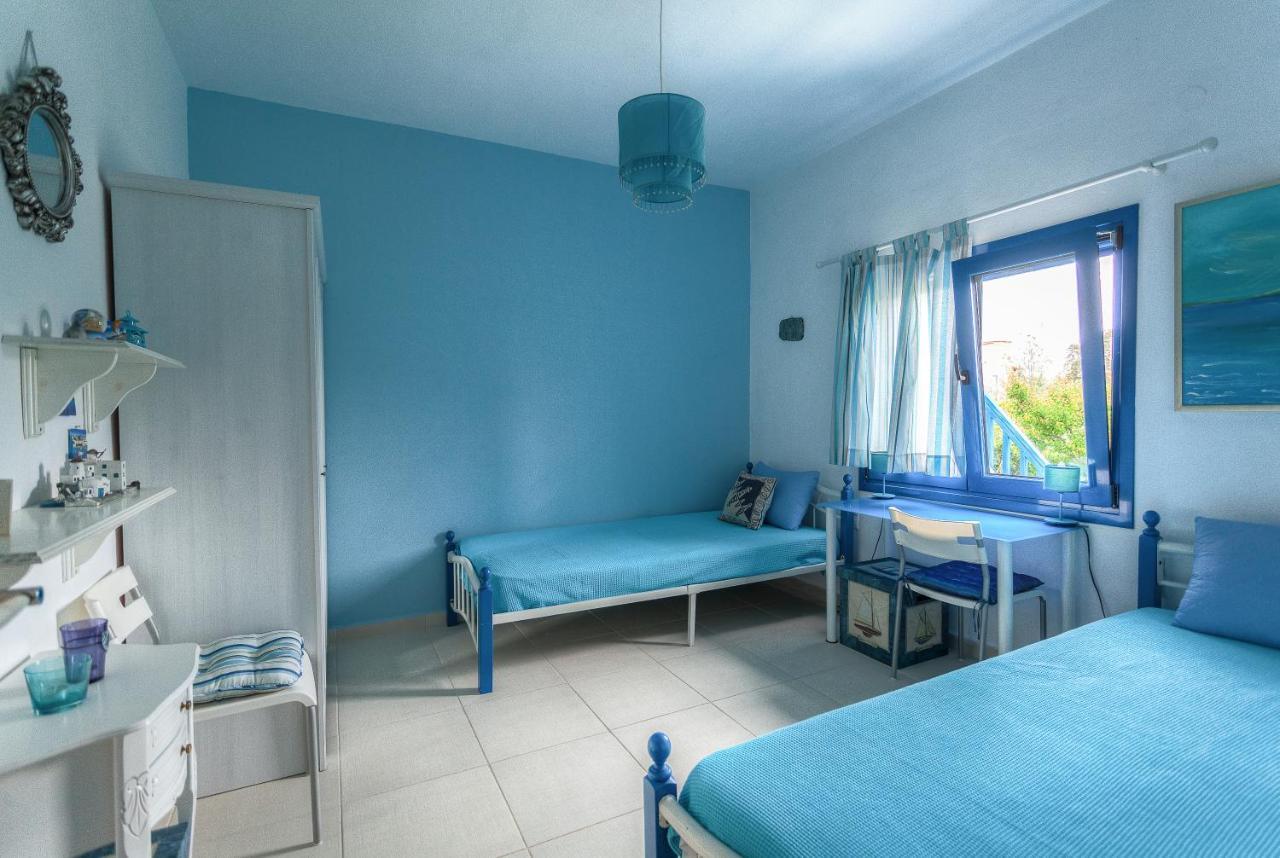 Navy Greece Villa With Swimming Pool & Sea View Makrigialos Extérieur photo