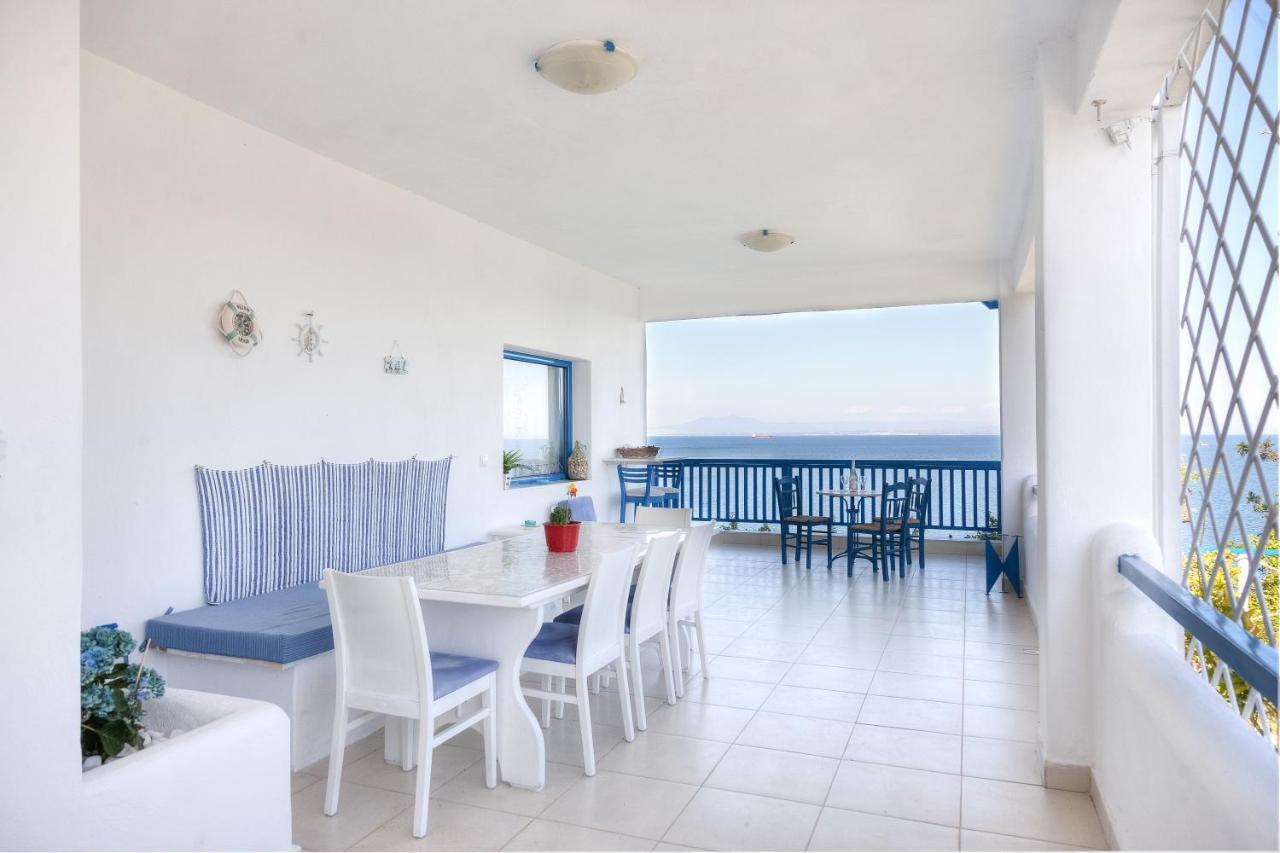Navy Greece Villa With Swimming Pool & Sea View Makrigialos Extérieur photo