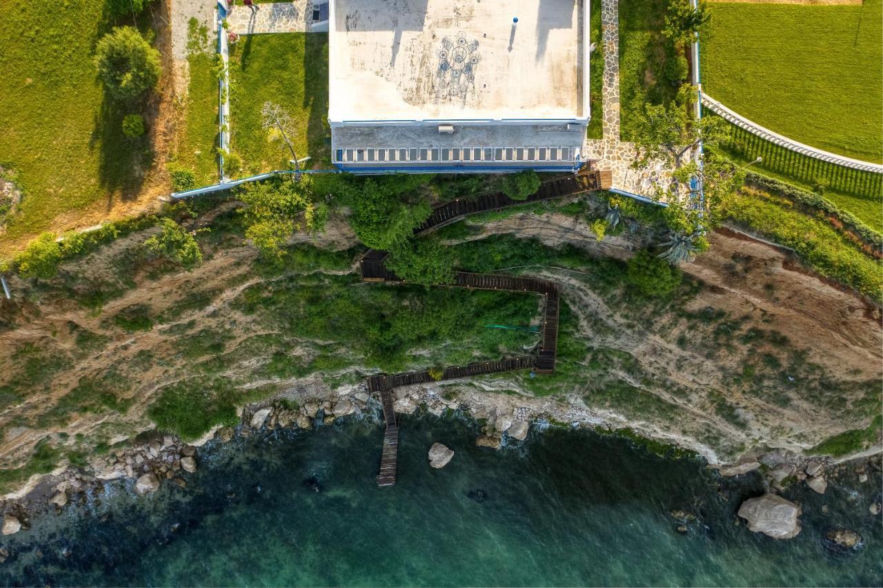 Navy Greece Villa With Swimming Pool & Sea View Makrigialos Extérieur photo