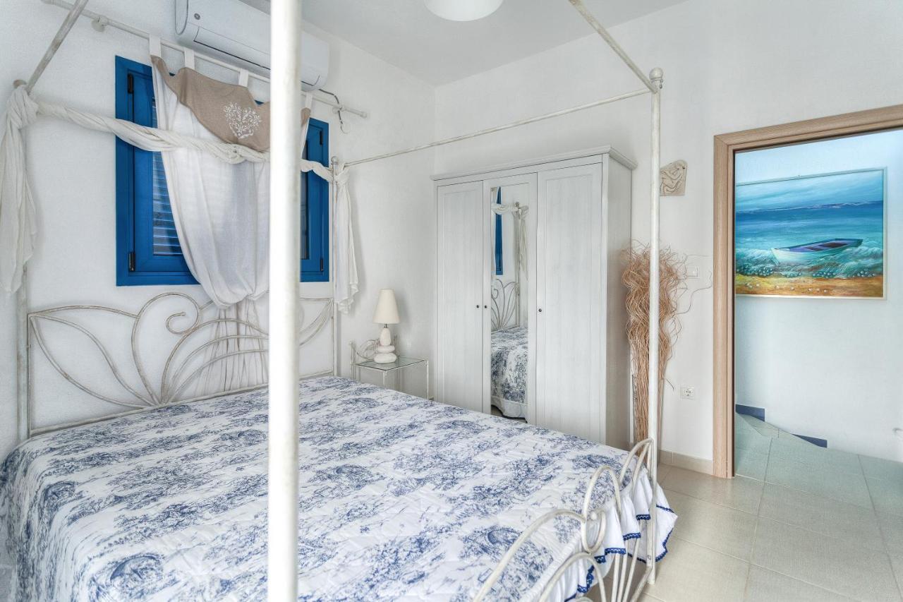Navy Greece Villa With Swimming Pool & Sea View Makrigialos Extérieur photo