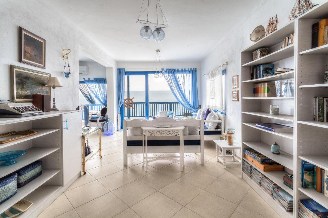 Navy Greece Villa With Swimming Pool & Sea View Makrigialos Extérieur photo